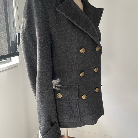 Sportscraft Dark Grey Felt Wool Jacket - Picture 2 of 8